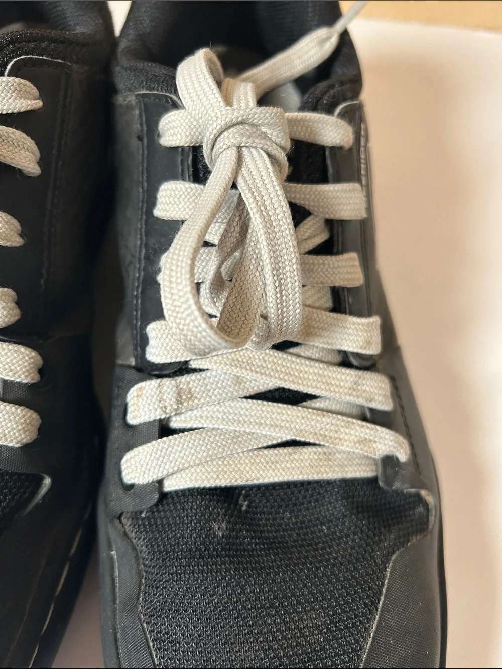 Men’s Freerider Black Lace-Up Mountain Bike Shoes